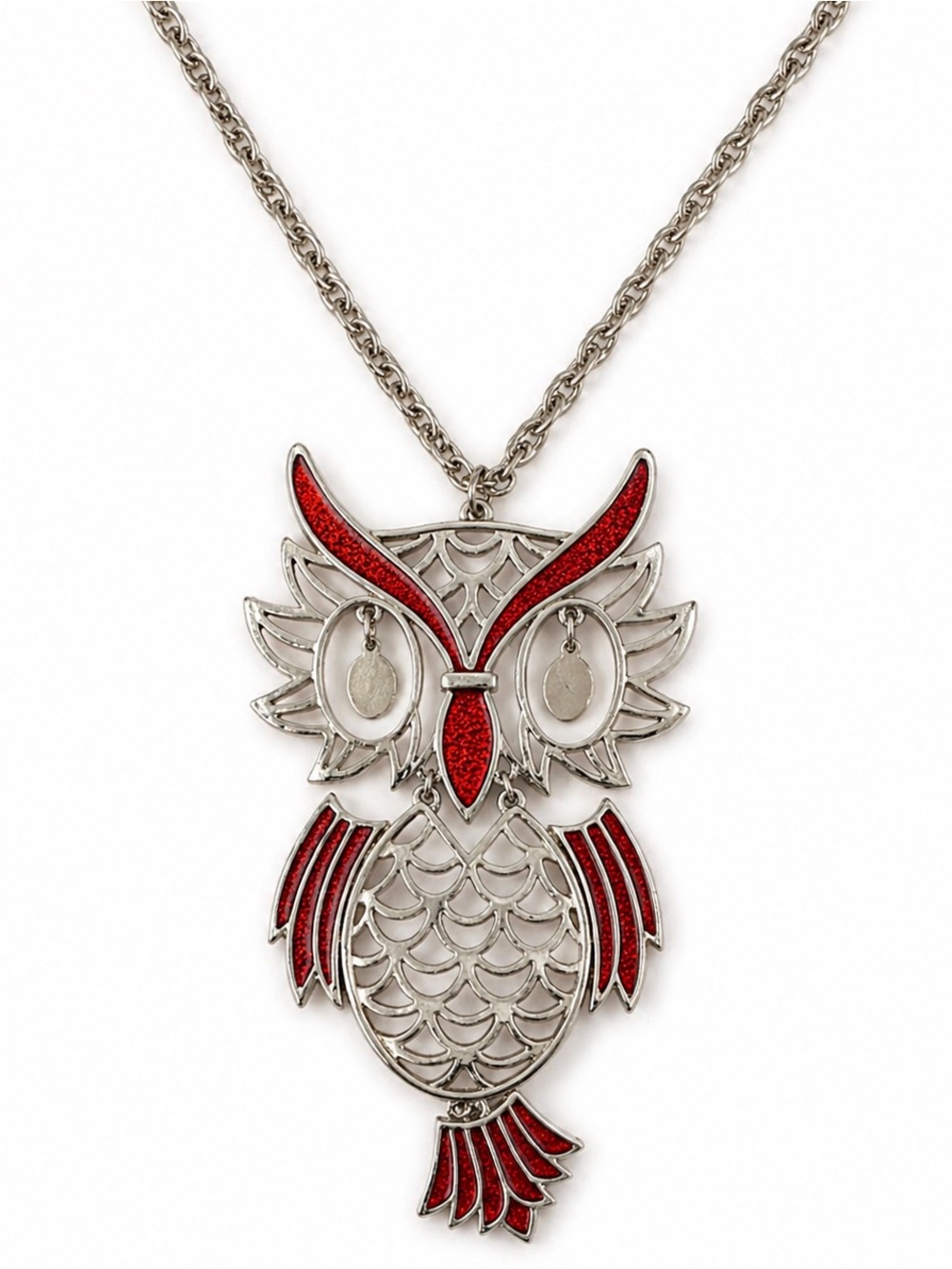 🦉 Statement Owl Pendant Necklace – Eye-Catching & Unique